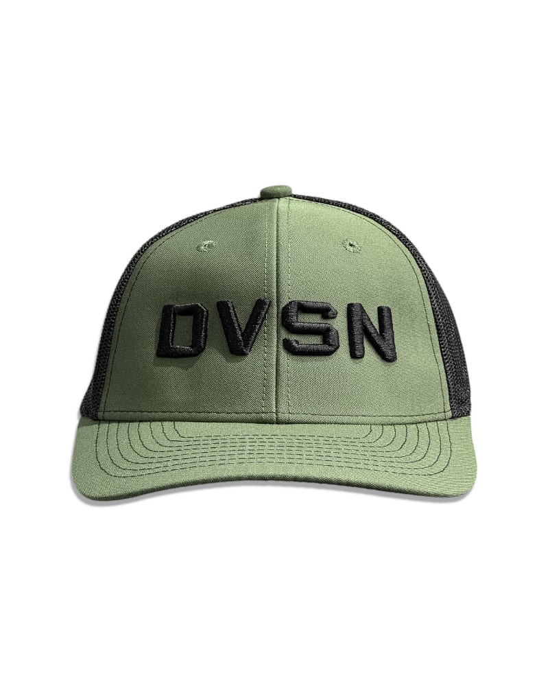 Trucker Cap – Olive Logo - Image 2