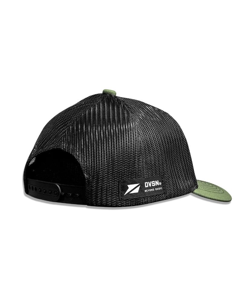 Trucker Cap – Olive Logo - Image 3