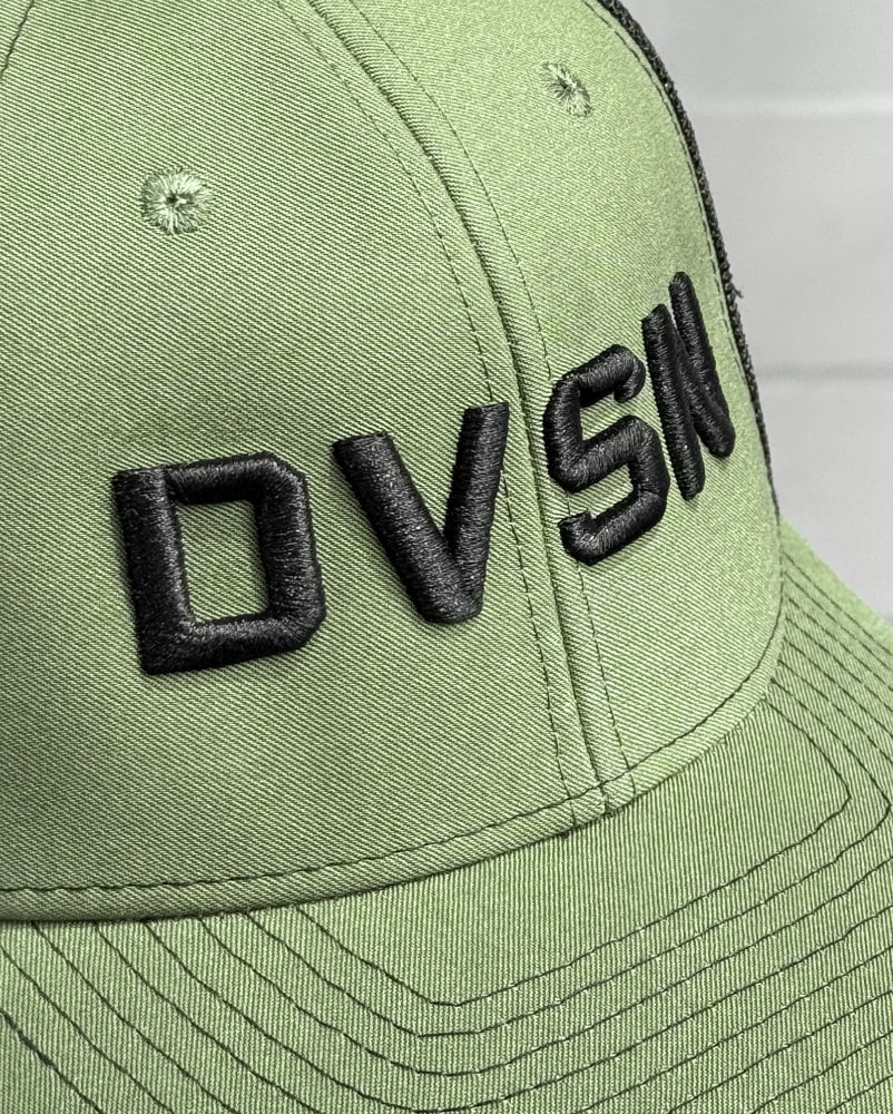 Trucker Cap – Olive Logo - Image 4