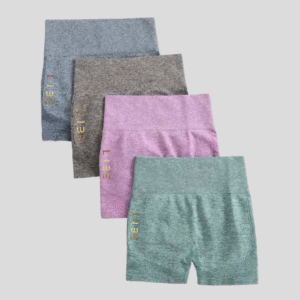 Marbled Scrunch Butt biker shorts